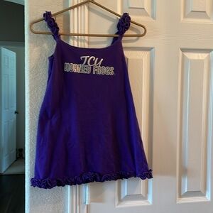 Texas Christian University Girl Purple Dress 8